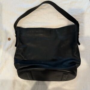 Sagan black bucket bag, very gently used